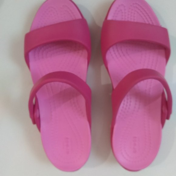Crocs Cleo Slip On Sandals Size 5 - Picture 1 of 1